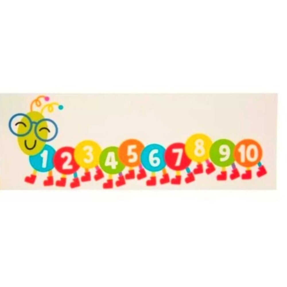 Caterpillar Number Cutouts 11 Pieces 6.5 X 14 New Preschool Teacher School•40